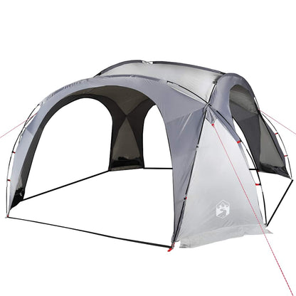 vidaXL Party Tent White and Grey Waterproof - 9-person