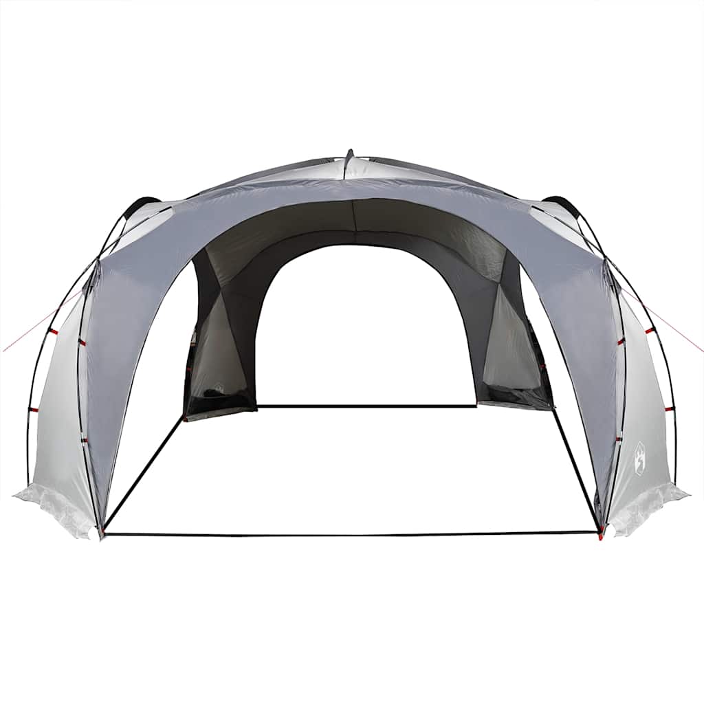 vidaXL Party Tent White and Grey Waterproof - 9-person