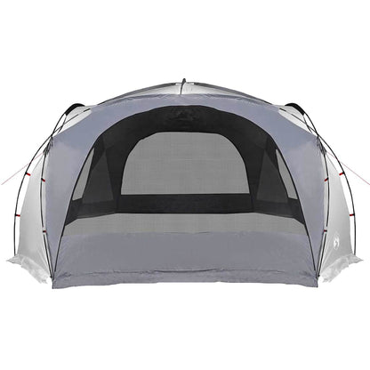 vidaXL Party Tent White and Grey Waterproof - 9-person