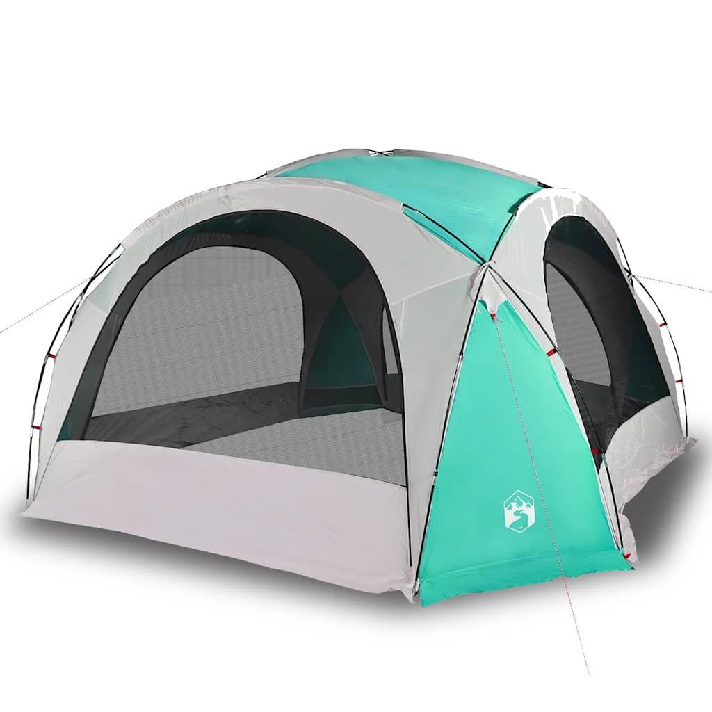vidaXL Party Tent Green Waterproof - 9-person