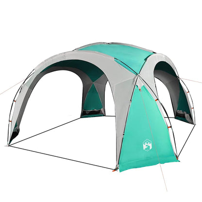 vidaXL Party Tent Green Waterproof - 9-person
