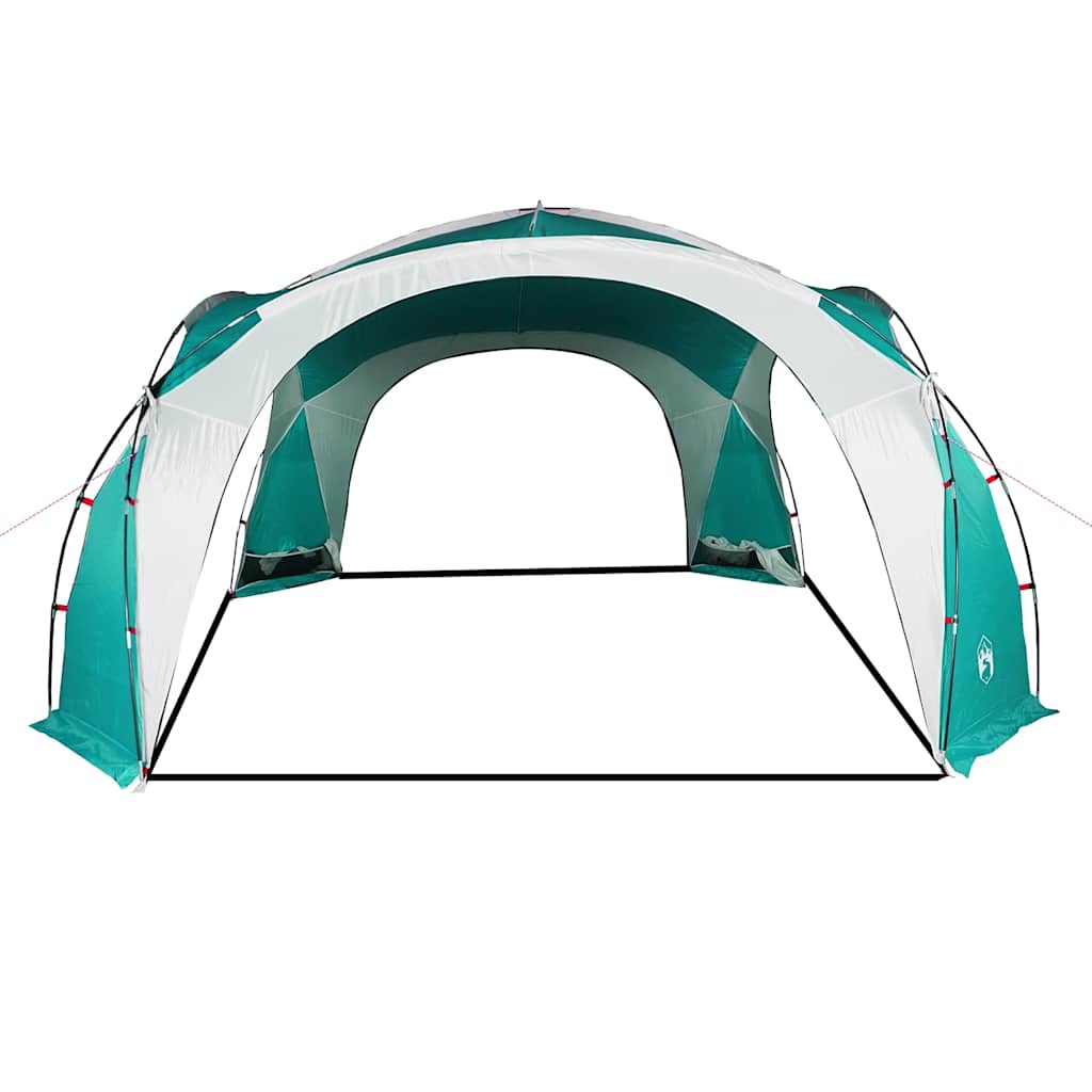 vidaXL Party Tent Green Waterproof - 9-person