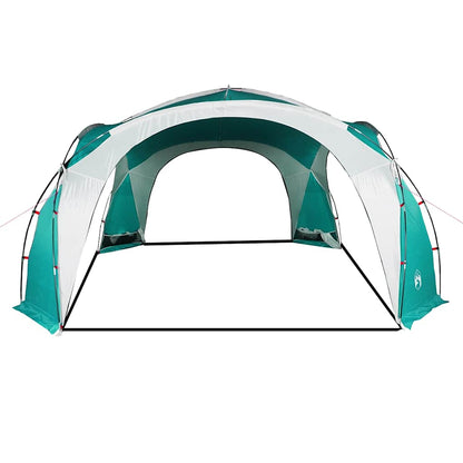 vidaXL Party Tent Green Waterproof - 9-person