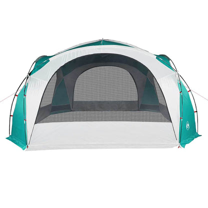 vidaXL Party Tent Green Waterproof - 9-person