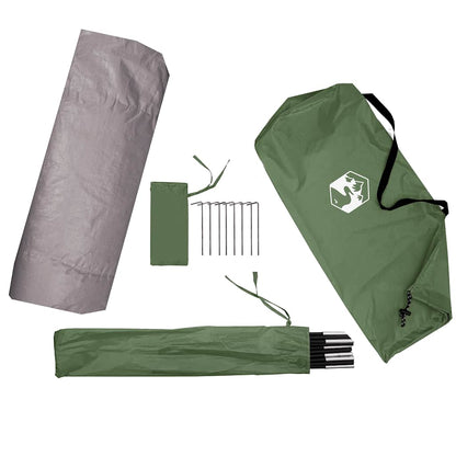 vidaXL Storage Tent Green Waterproof - 198 x 85 x 186 cm