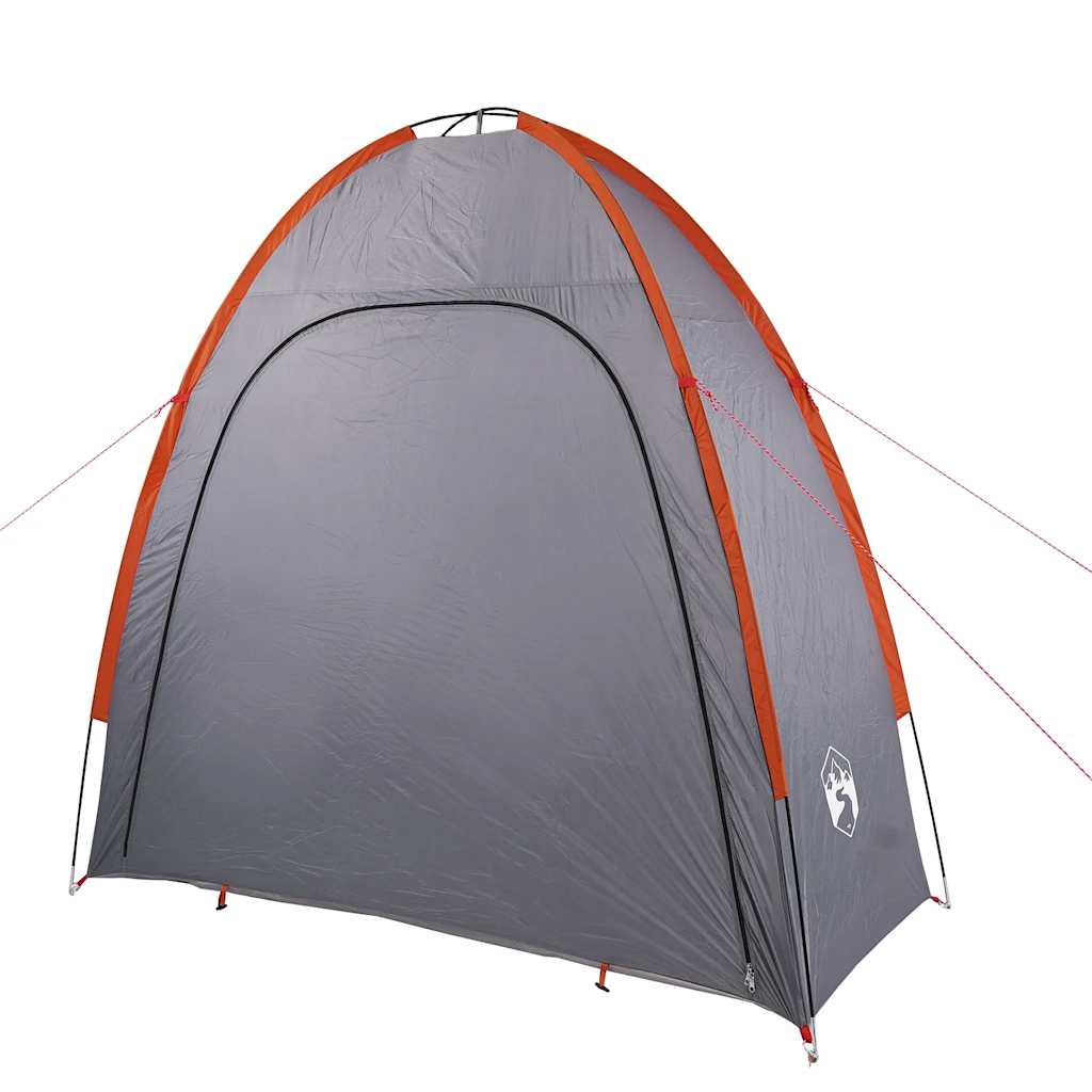 vidaXL Storage Tent Grey and Orange Waterproof - 198 x 85 x 186 cm