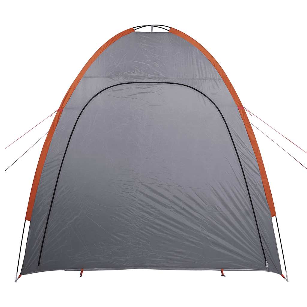 vidaXL Storage Tent Grey and Orange Waterproof - 198 x 85 x 186 cm