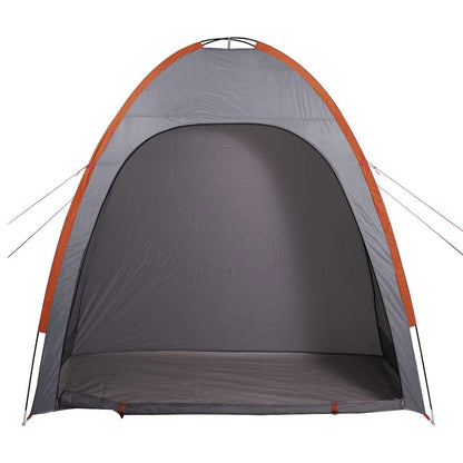 vidaXL Storage Tent Grey and Orange Waterproof - 198 x 85 x 186 cm