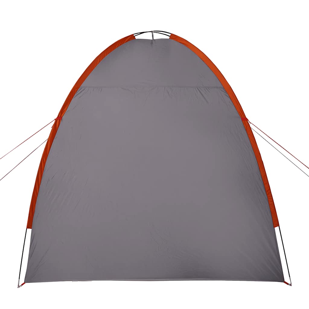 vidaXL Storage Tent Grey and Orange Waterproof - 198 x 85 x 186 cm