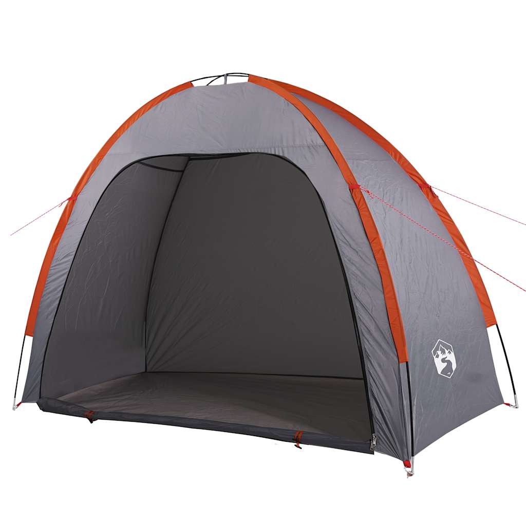 vidaXL Storage Tent Grey and Orange Waterproof - 200 x 163 x 190 cm