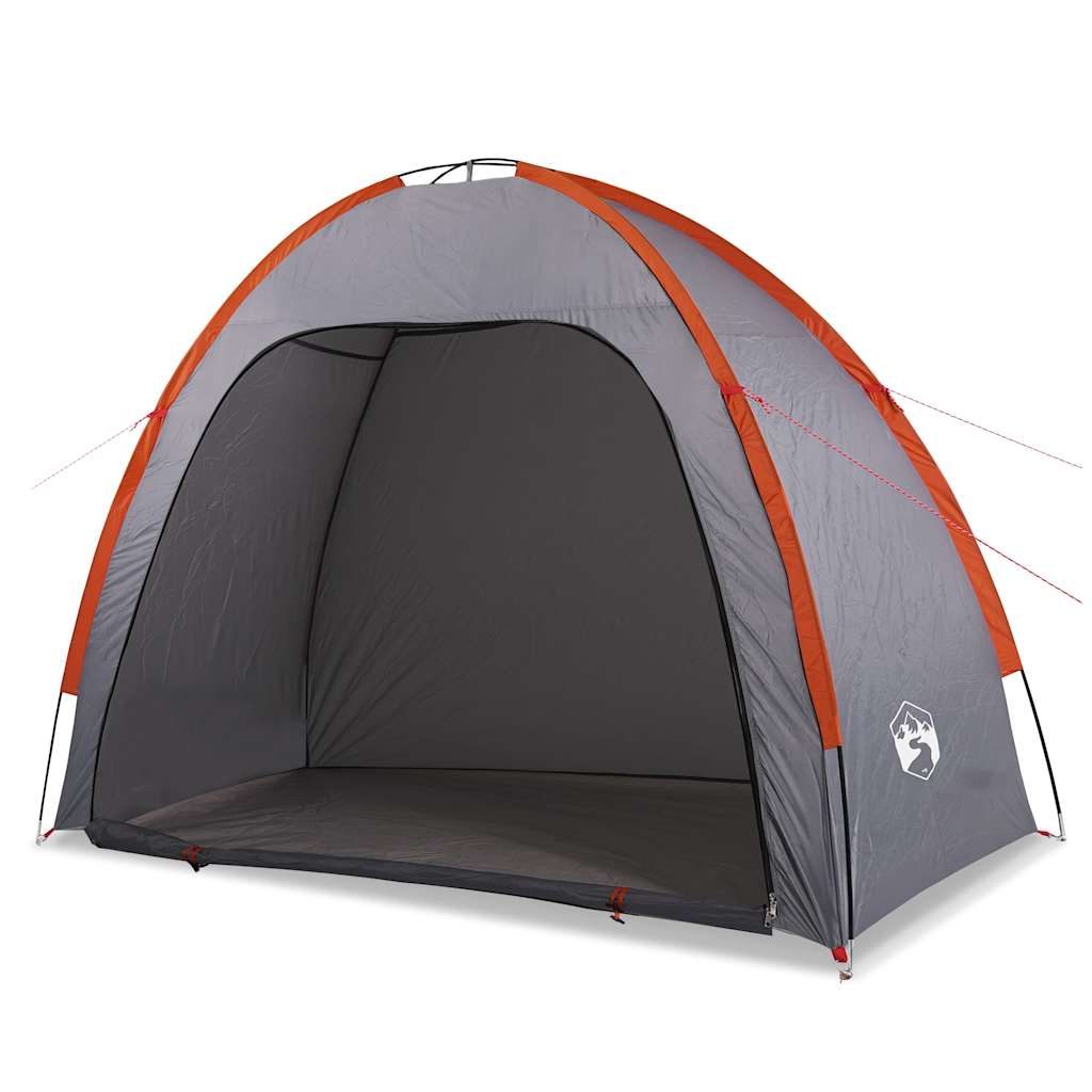 vidaXL Storage Tent Grey and Orange Waterproof - 200 x 163 x 190 cm