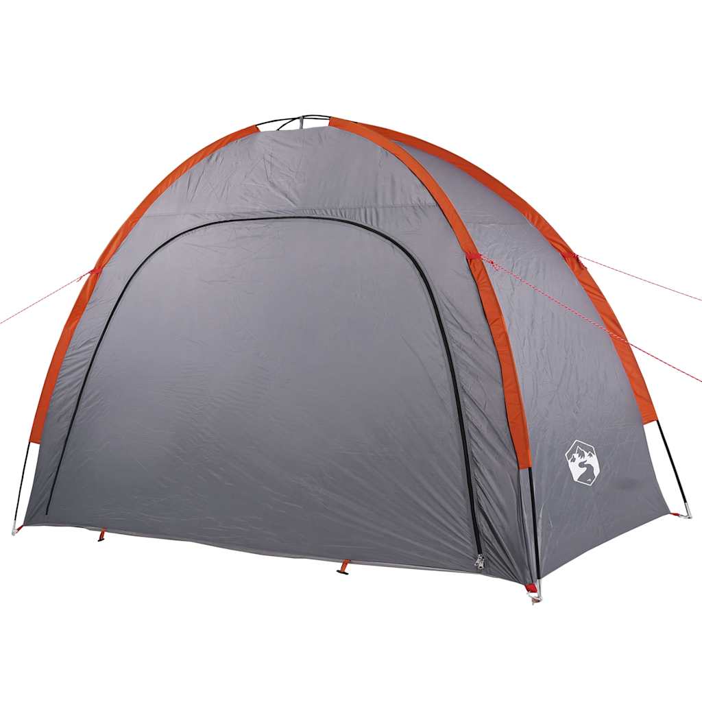 vidaXL Storage Tent Grey and Orange Waterproof - 200 x 163 x 190 cm