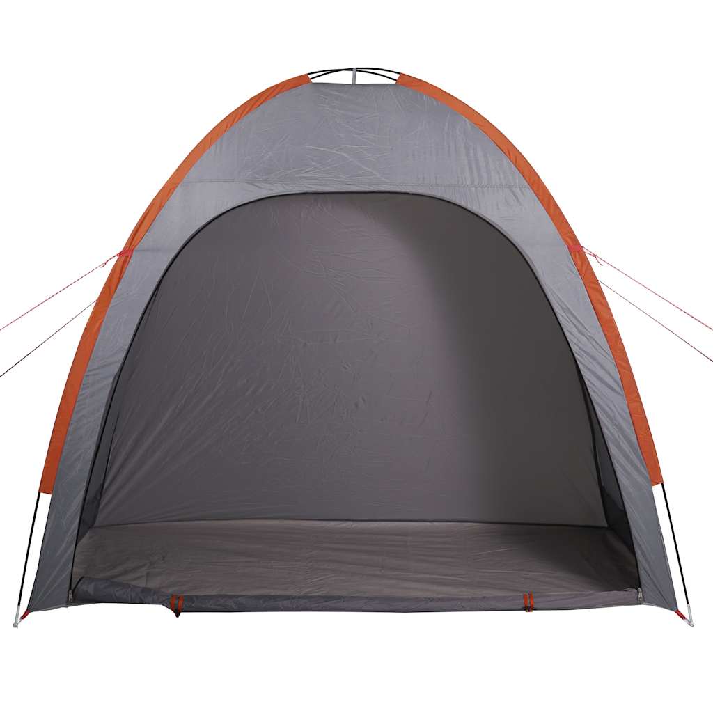 vidaXL Storage Tent Grey and Orange Waterproof - 200 x 163 x 190 cm