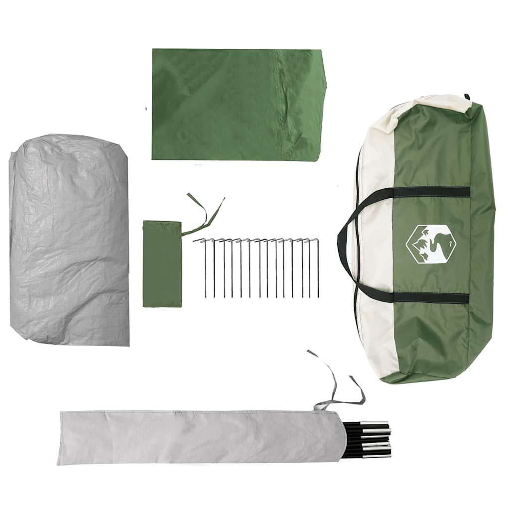 vidaXL Family Tent Tipi 8-Person Green Waterproof - 43146