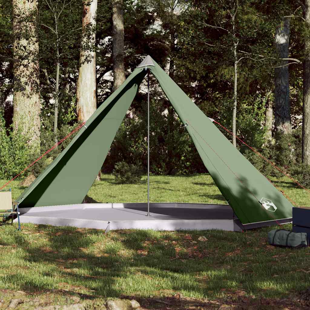 vidaXL Family Tent Tipi 8-Person Green Waterproof - 43146