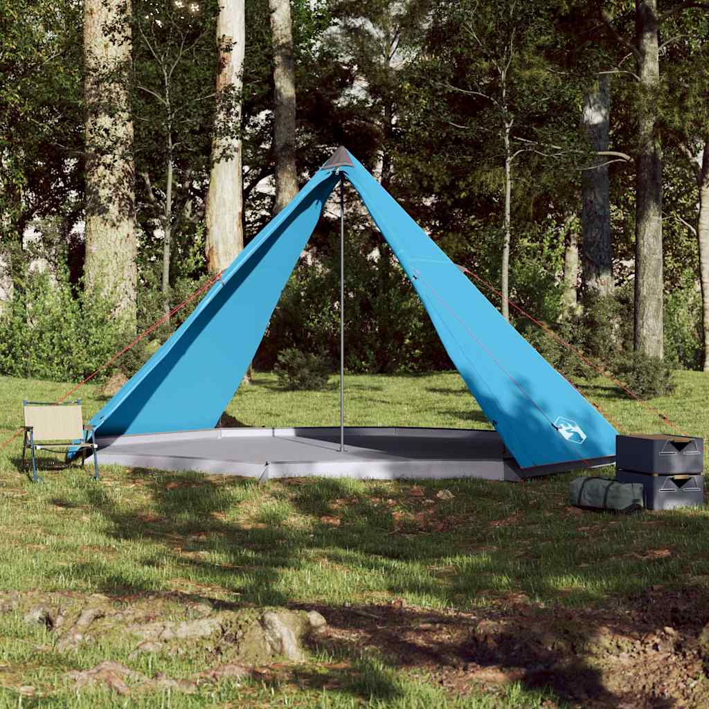 vidaXL Family Tent Tipi 8-Person Blue Waterproof - 43147