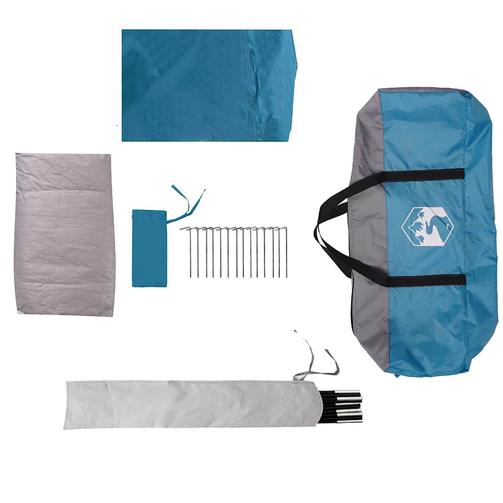 vidaXL Family Tent Tipi 8-Person Blue Waterproof - 43147