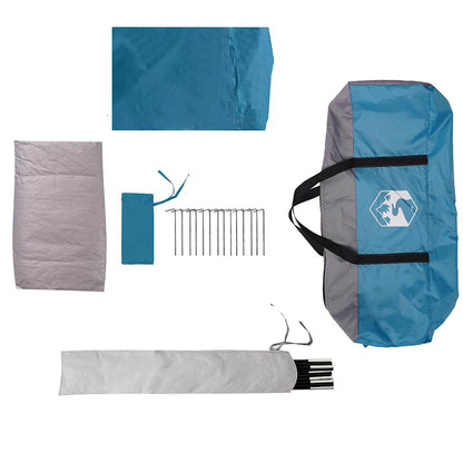 vidaXL Family Tent Tipi 8-Person Blue Waterproof - 43147