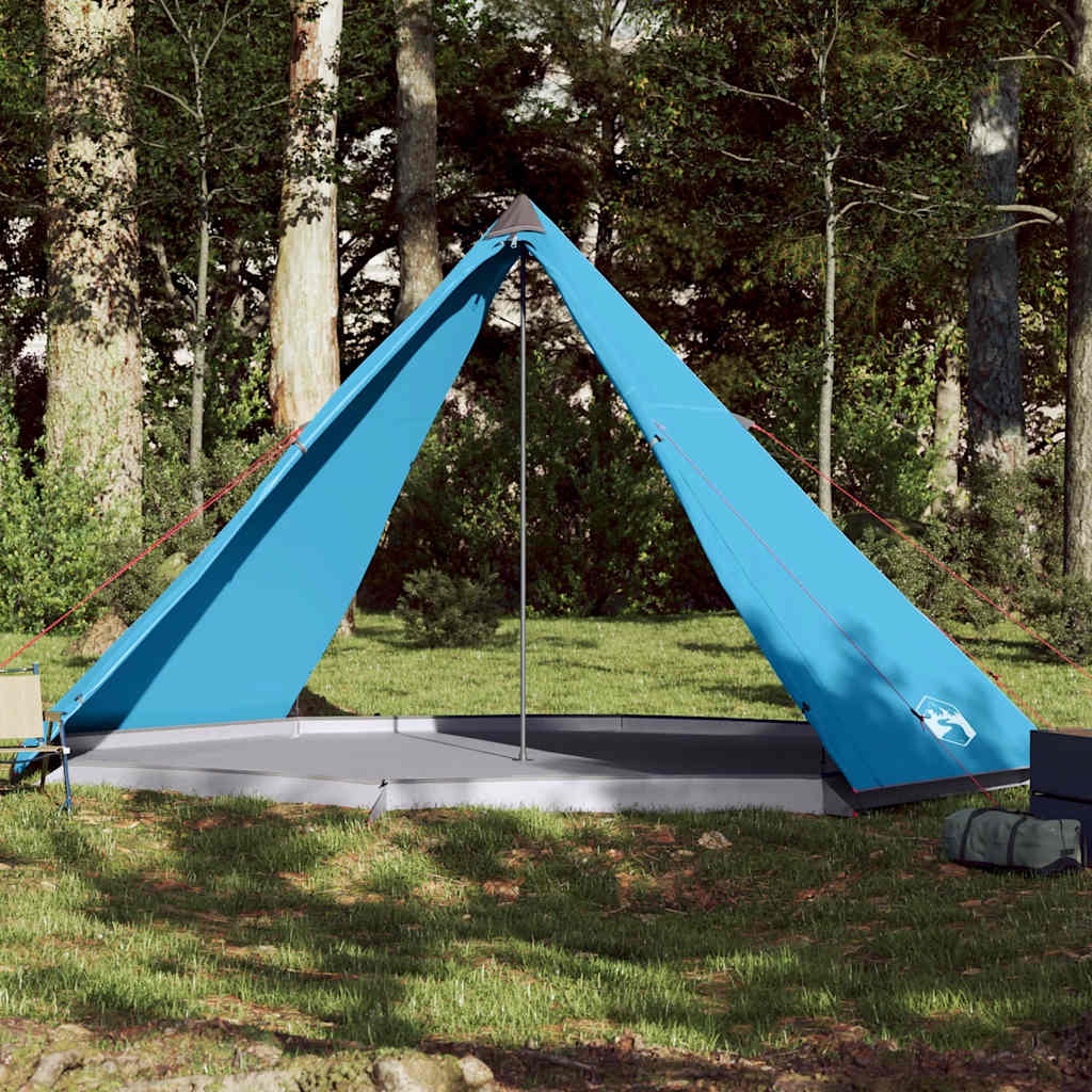 vidaXL Family Tent Tipi 8-Person Blue Waterproof - 43147