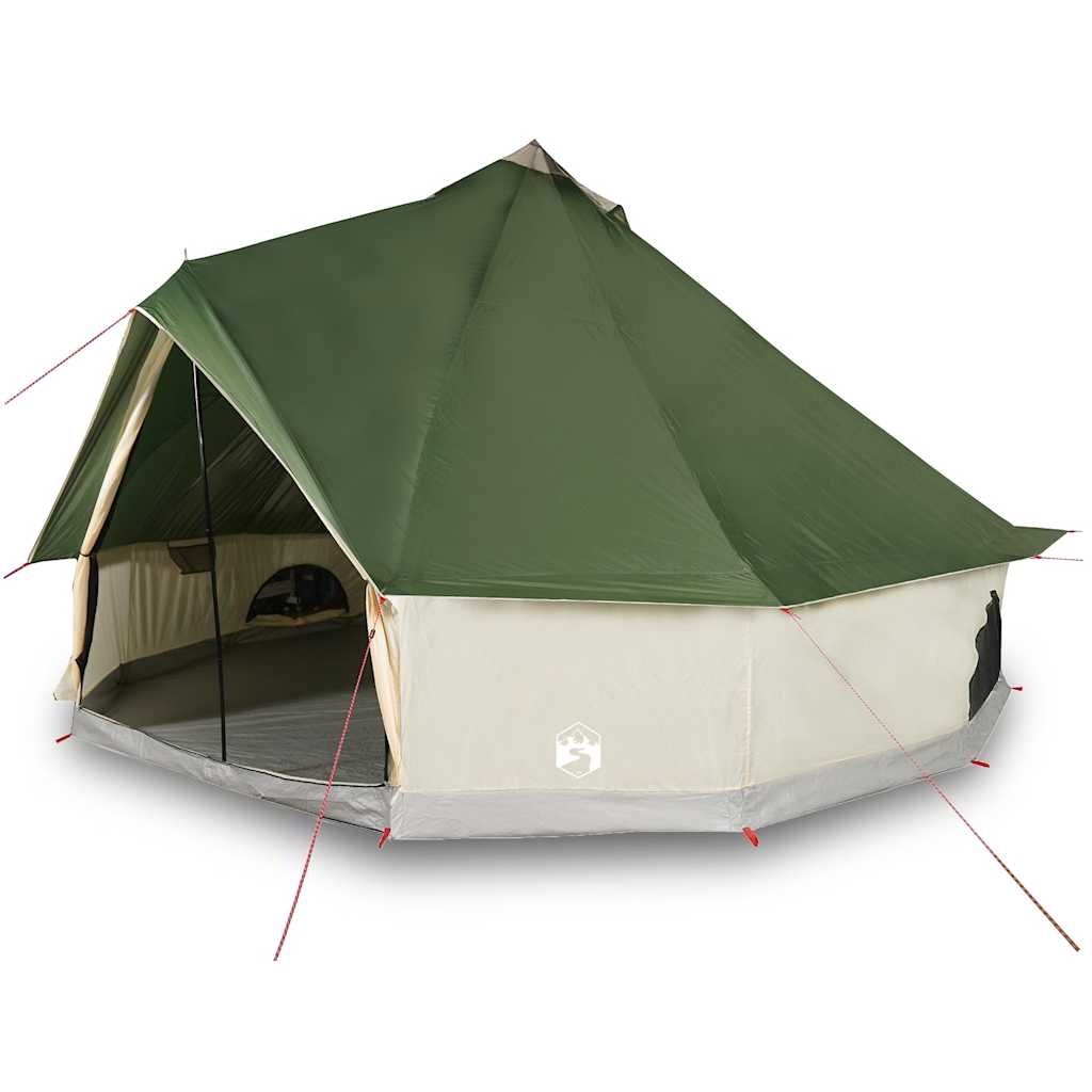 vidaXL Family Tent Tipi 6-Person Green Waterproof - 43152