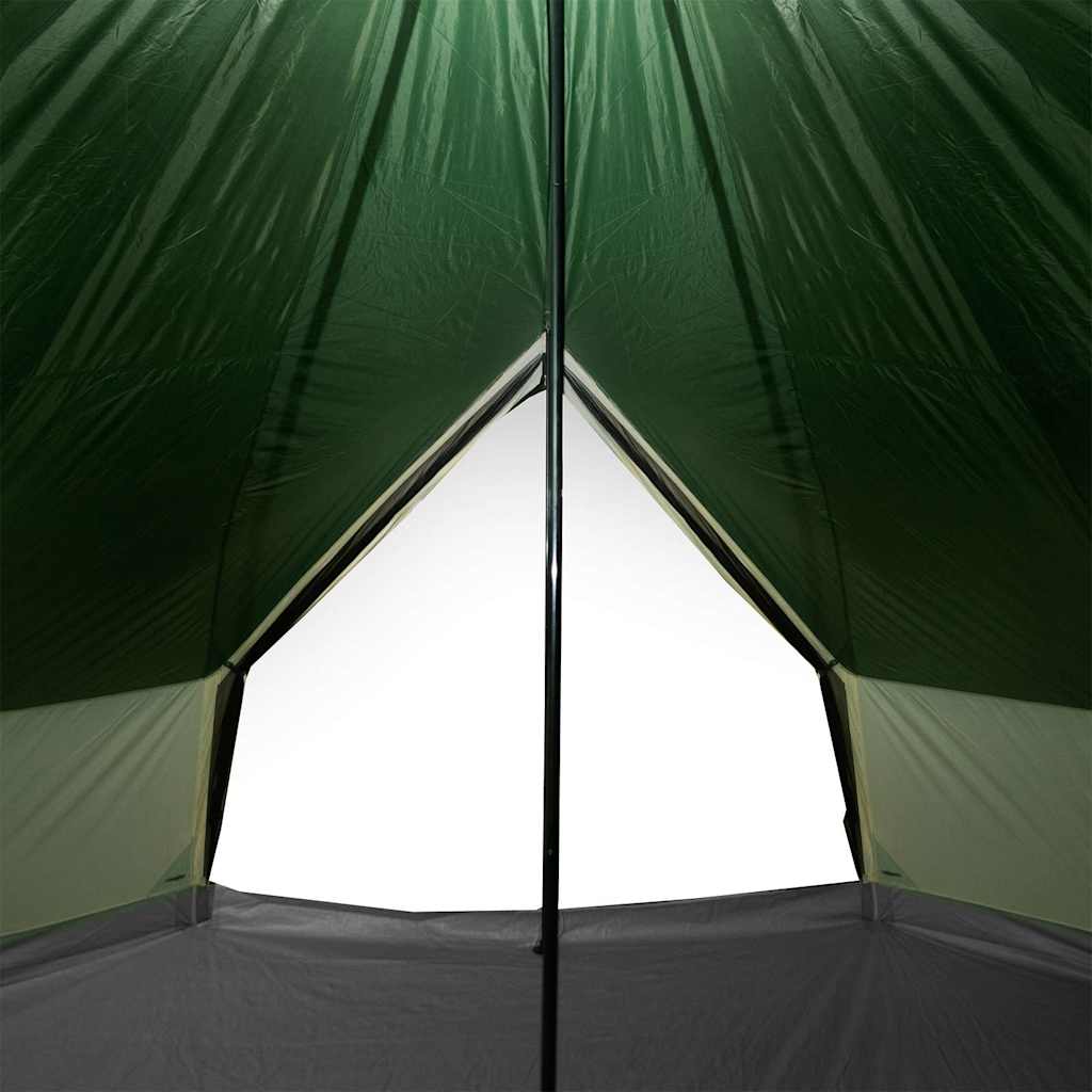 vidaXL Family Tent Tipi 6-Person Green Waterproof - 43152