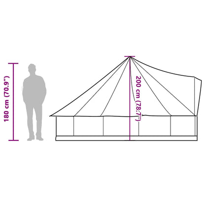 vidaXL Family Tent Tipi 6-Person Blue Waterproof - 43163