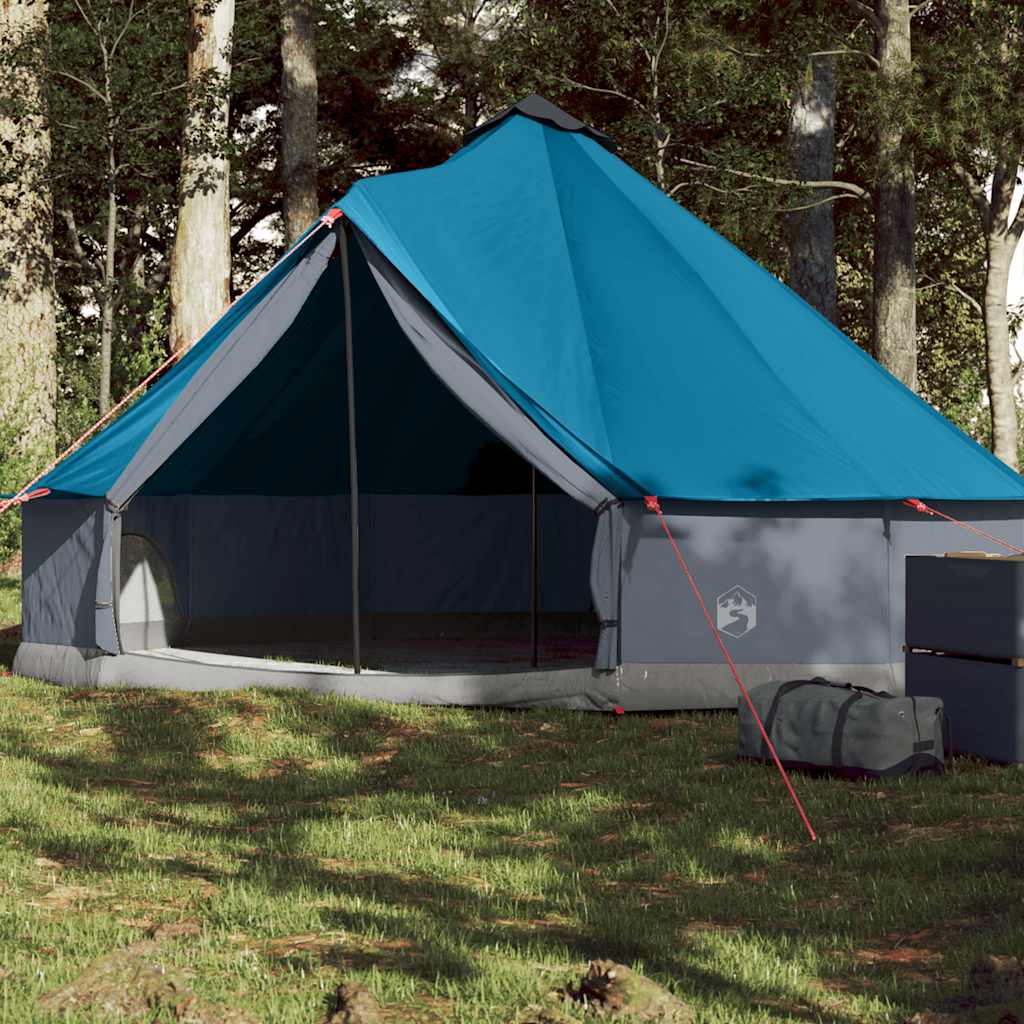 vidaXL Family Tent Tipi 6-Person Blue Waterproof - 43163