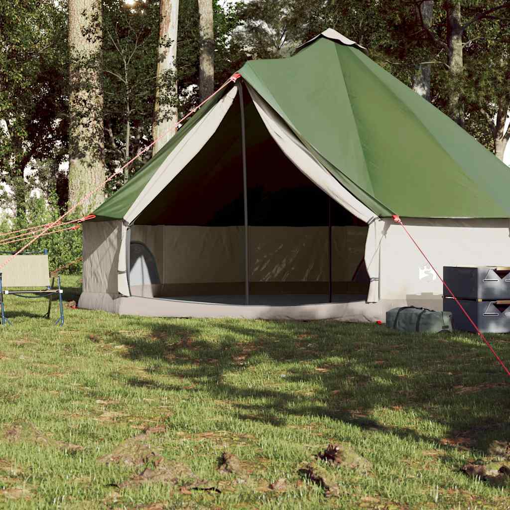vidaXL Family Tent Tipi 8-Person Green Waterproof - 43179