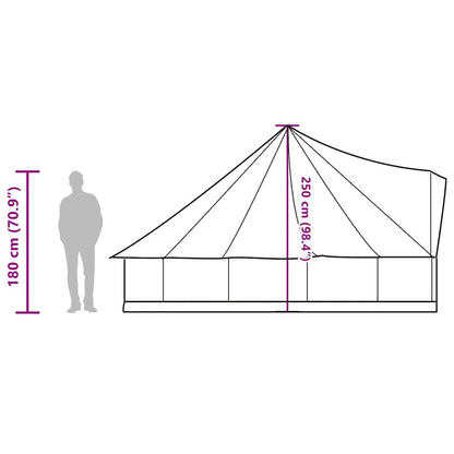 vidaXL Family Tent Tipi 8-Person Blue Waterproof - 43184