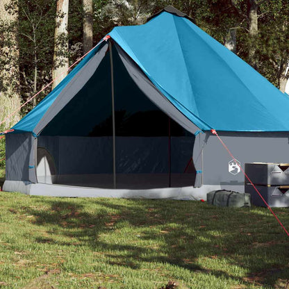 vidaXL Family Tent Tipi 8-Person Blue Waterproof - 43184