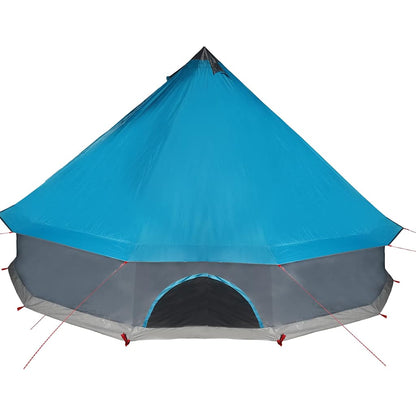 vidaXL Family Tent Tipi 12-Person Blue Waterproof