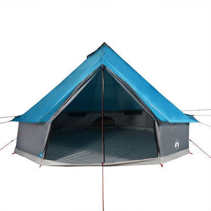 vidaXL Family Tent Tipi 10-Person Blue Waterproof