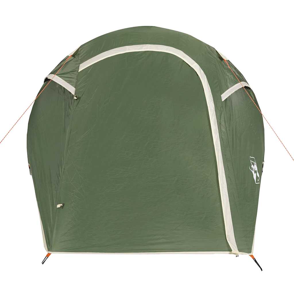 vidaXL Camping Tent Tunnel 3-Person Green Waterproof - 43227