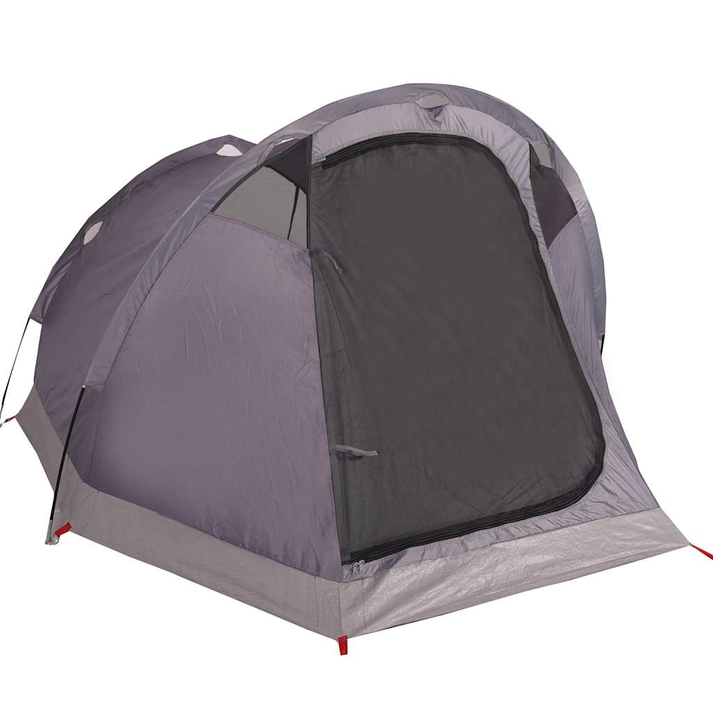 vidaXL Camping Tent Tunnel 3-Person Green Waterproof - 43227