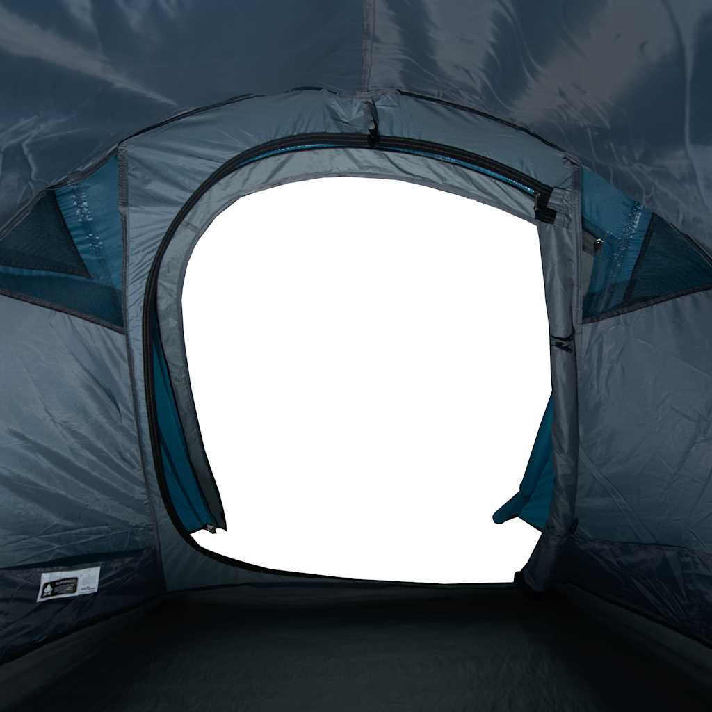 vidaXL Camping Tent Tunnel 3-Person Blue Waterproof - 43228