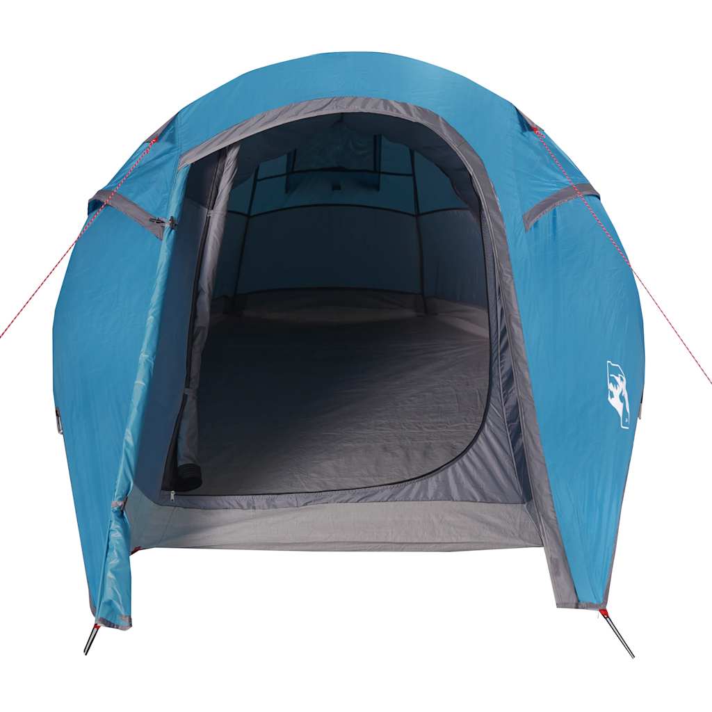 vidaXL Camping Tent Tunnel 3-Person Blue Waterproof - 43228