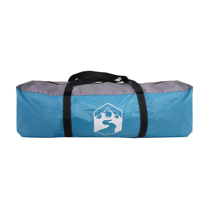 vidaXL Camping Tent Tunnel 3-Person Blue Waterproof - 43228