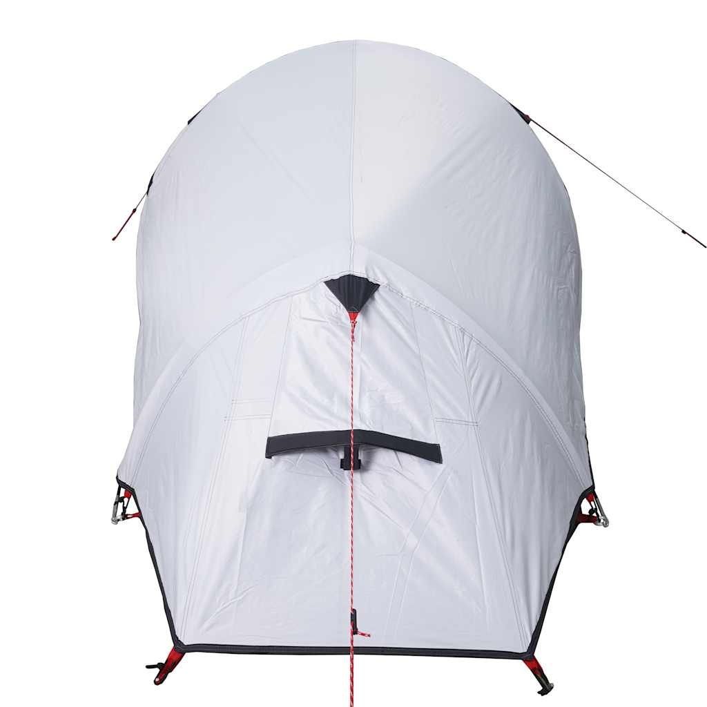 vidaXL Camping Tent Tunnel 3-Person White Blackout Fabric Waterproof - 43246