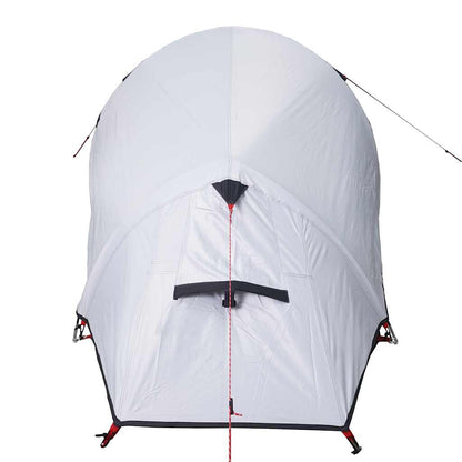 vidaXL Camping Tent Tunnel 3-Person White Blackout Fabric Waterproof - 43246