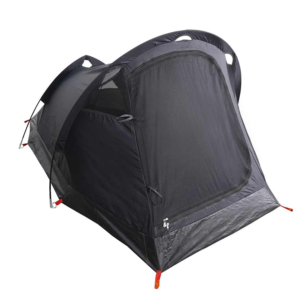 vidaXL Camping Tent Tunnel 3-Person White Blackout Fabric Waterproof - 43246
