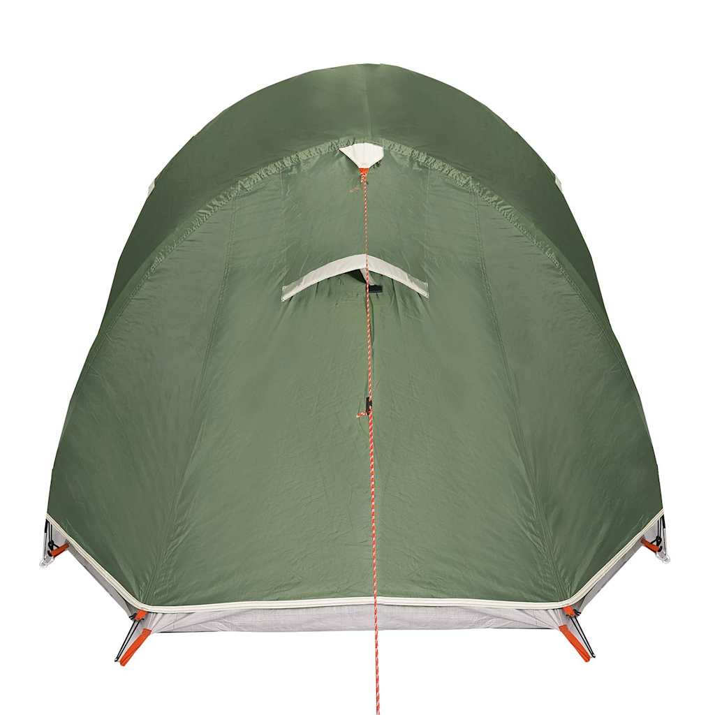 vidaXL Camping Tent Tunnel 2-Person Green Waterproof - 43247