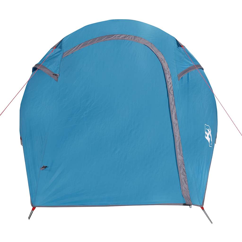 vidaXL Camping Tent Tunnel 2-Person Blue Waterproof - 43258