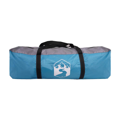 vidaXL Camping Tent Tunnel 1-Person Blue Waterproof