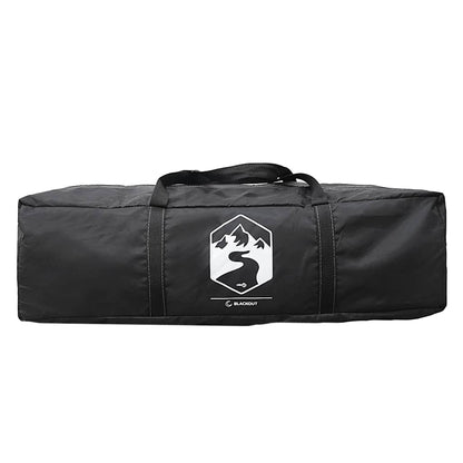 vidaXL Camping Tent Tunnel 1-Person White Blackout Fabric Waterproof