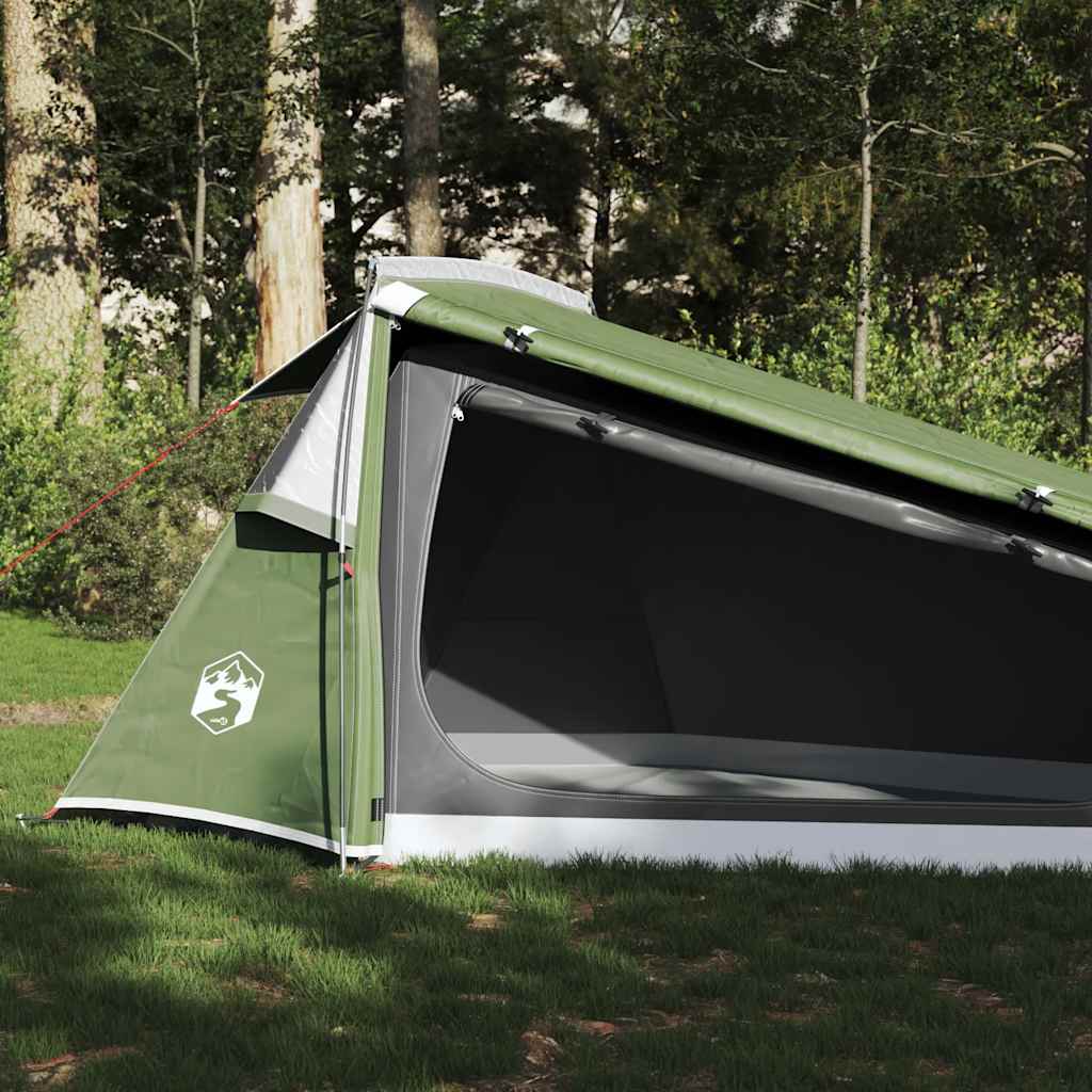 vidaXL Camping Tent Tunnel 2-Person Green Waterproof - 43287