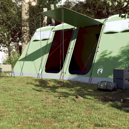 vidaXL Family Tent Tunnel 8-Person Green Waterproof - 43294