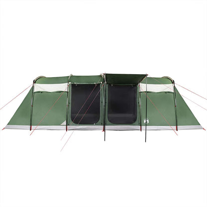vidaXL Family Tent Tunnel 8-Person Green Waterproof - 43294