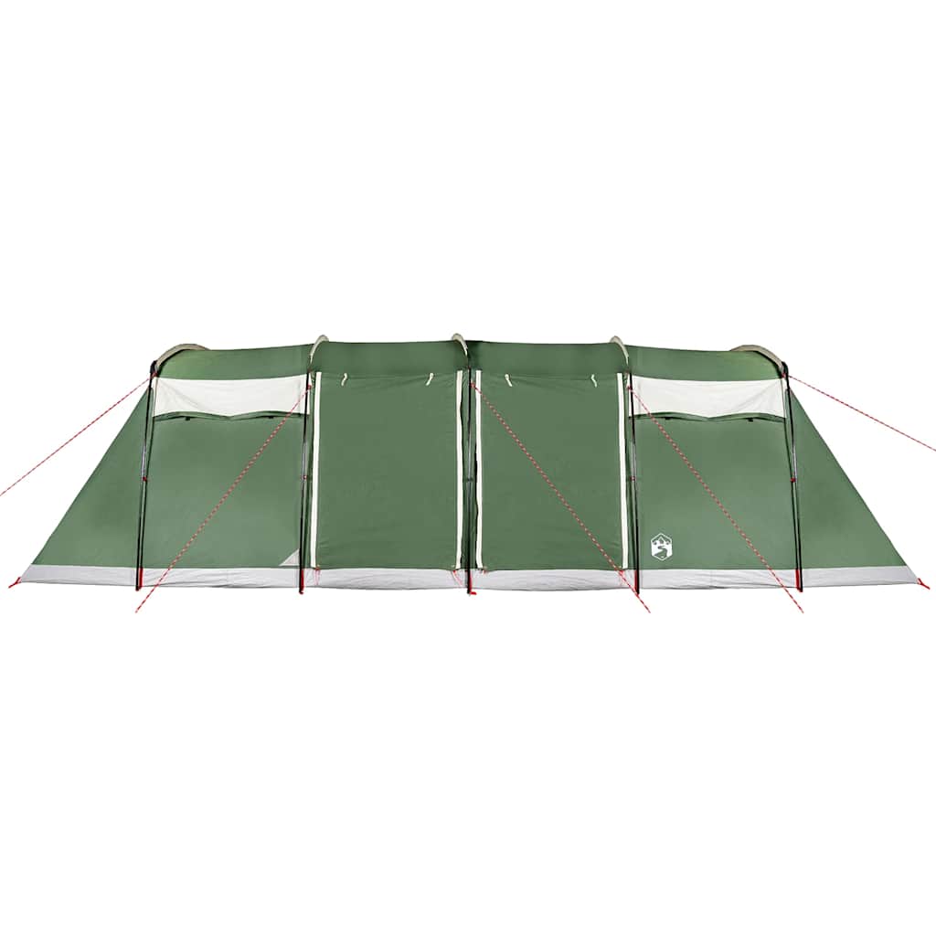 vidaXL Family Tent Tunnel 8-Person Green Waterproof - 43294