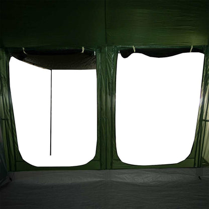 vidaXL Family Tent Tunnel 8-Person Green Waterproof - 43294