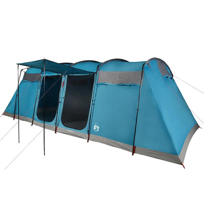 vidaXL Family Tent Tunnel 8-Person Blue Waterproof - 43295